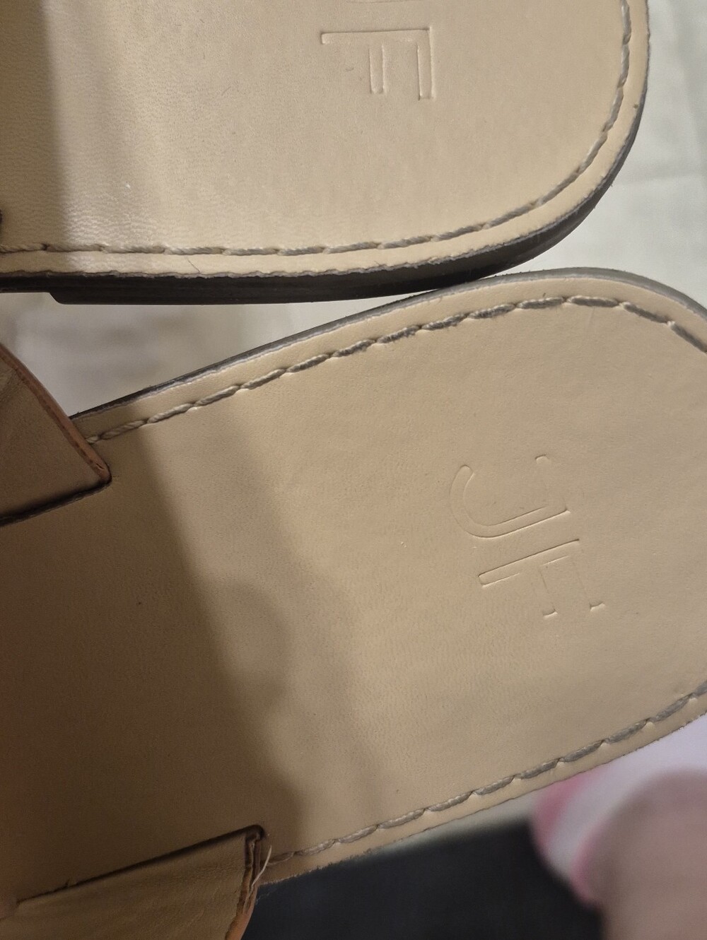 Gold Metallic Sandles - Picture 4 of 4